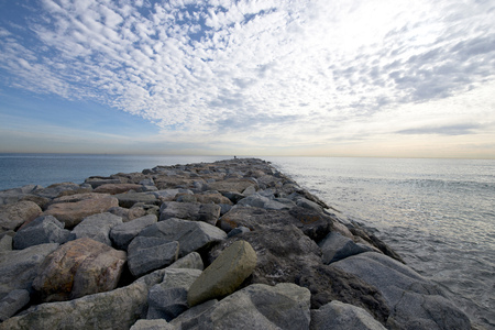 Beach in summertimeの写真素材