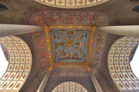 Patuxai, triumf arch in Vientiane, Laosの写真素材