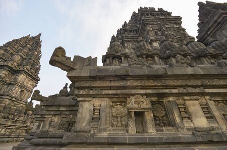 Prambanan temple in Yogyakarta, Java, Indonesiaの写真素材
