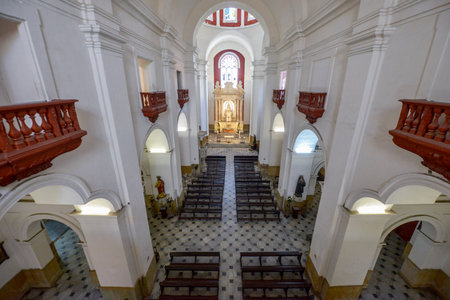 Cartagena, Colombia - August 3: San Pedro Claver Convent, Founded by Jesuits in the first half of the 17th century as Convent San Ignacio de Loyola on August 3, 2017 in Cartagena, Colombia.のeditorial素材