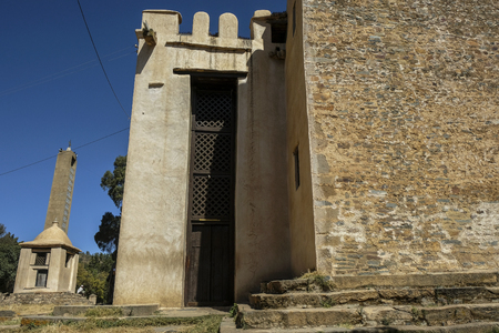 Church of Our Lady Mary of Zion, the most sacred place for all Orthodox Ethiopians in Aksum,...
