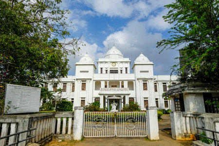 Jaffna, Sri Lanka - February 2020: Jaffna Public Library on February 21, 2020 in Jaffna, Sri Lanka.のeditorial素材