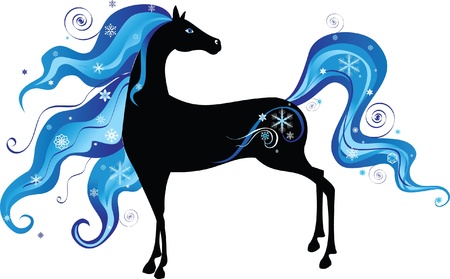 Idea of the seasons nature - winterのイラスト素材