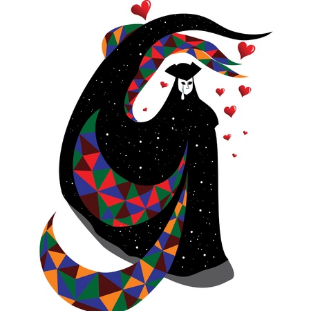 Venetian maskのイラスト素材