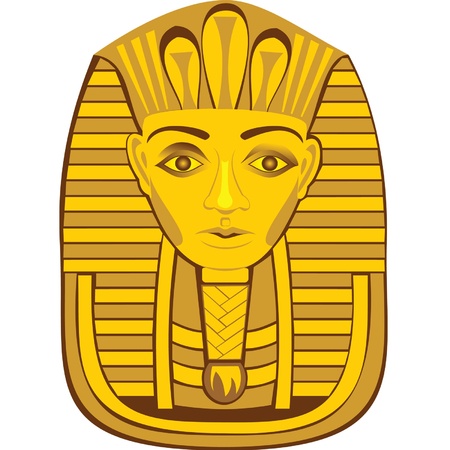 sculpture of the pharaohのイラスト素材
