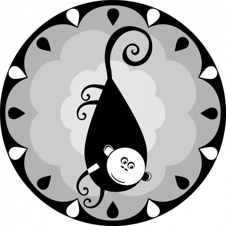 image one of the twelve signs of the Chinese horoscopeのイラスト素材