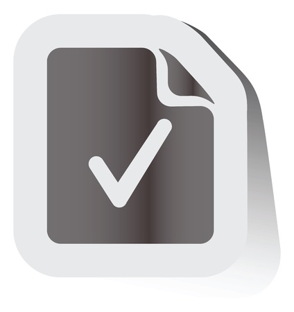 checklist iconの写真素材