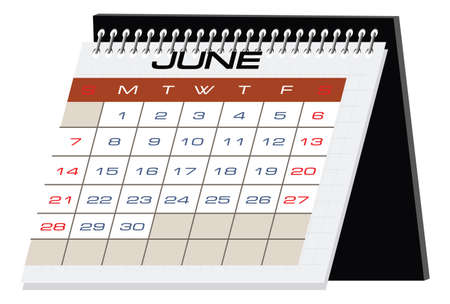 desktop calendarの写真素材