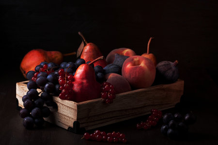 Fresh organic fruitsの写真素材