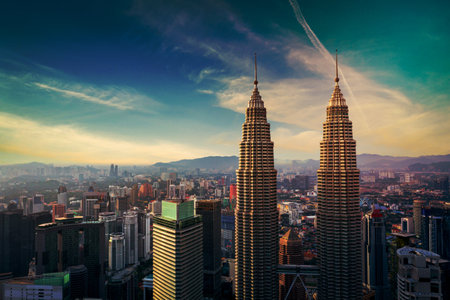 Kuala Lumpur, Malaysia.のeditorial素材