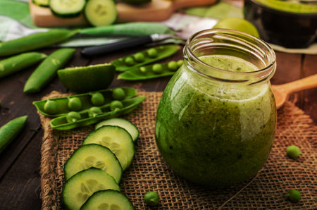 cucumber smoothieの写真素材