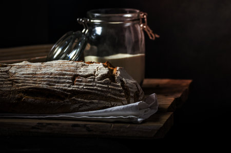 home baked sourdough bread