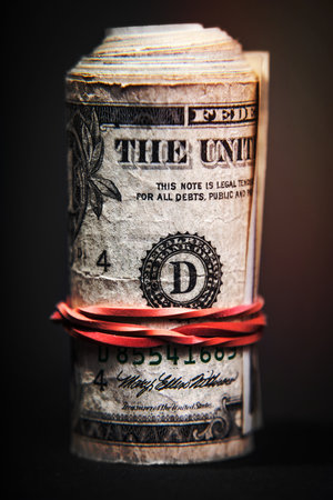 roll money close upの写真素材