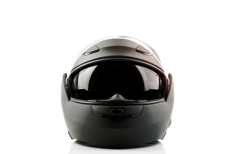Motorradhelm, Studio, Bayern, Deutschlandの写真素材