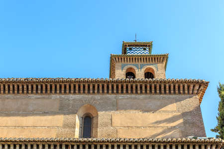 View of a part of a building of Arab architecture, Spainの写真素材
