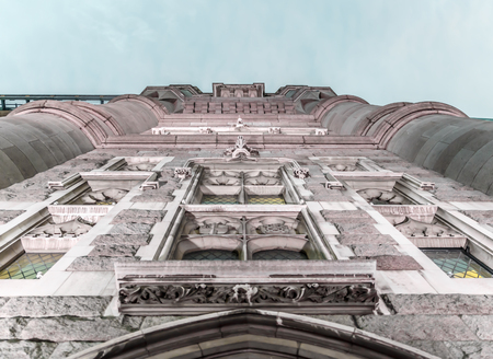 Very close view of a wall of the Tower Bridge. UKの写真素材