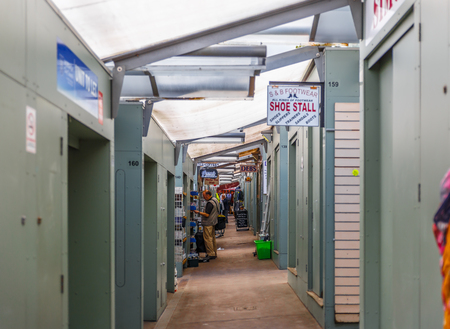 Interior gallery of Norwich City Market, Norfolk, UKのeditorial素材