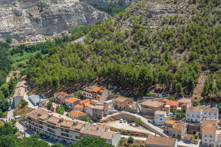 Alcala del Jucar is a beautiful town for rural tourism. It is in the province of Albacete in Spainのeditorial素材
