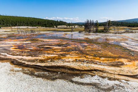 ?Sapphire Pool in Yellowstone National Park, USA