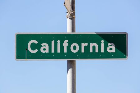 California street name signの写真素材