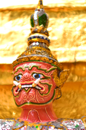 Red giant faceの写真素材