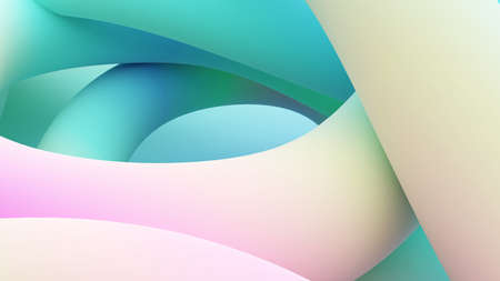 Abstract background illustration of animated lines,there is a coordination of colorful lines,3D...