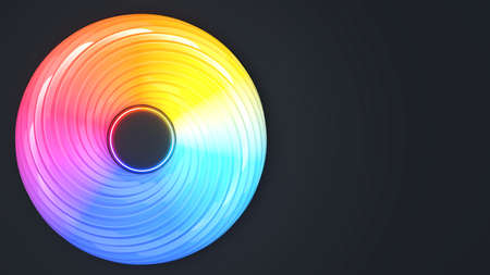 Abstract background work. mobius strip shapes on colorful background,background abstract art swirl curved multicolored,colorful swirl,3d renderingの写真素材