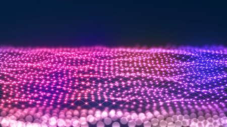 Abstract photo background contact communication Networking, data group connection, 3D illustration, 3D renderingの写真素材