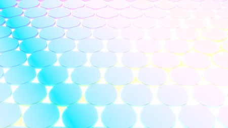 Abstract background colorful circle shape,geometric background,3d renderingの写真素材