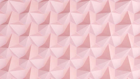 Abstract background soft pink triangle,geometric background,3d renderingの写真素材