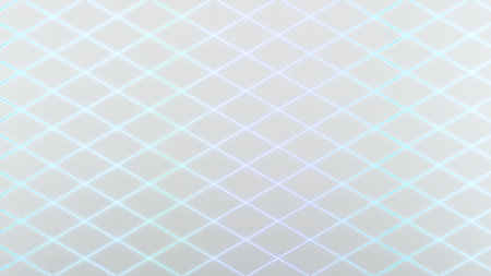 triangle pattern on white background,science and technology concept,neon light,3d renderingの写真素材