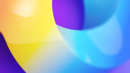 Abstract background work. curved shape on colorful background,3d rendering