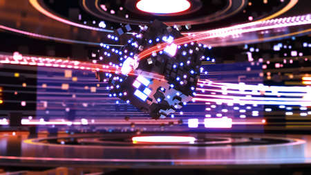 Abstract image of future technology concept,future technology pictures science fiction,digital...