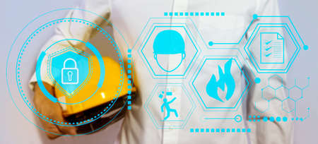 Safety comes first as a priority in warning of accidents.,Beware of dangers in various fields: fire,...