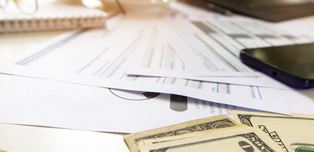 financial growth,economy and economics,profitable company growing,Currency and interest,Business financialの写真素材