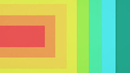 color abstract square shape,3d rendering