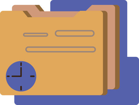 commercial folder, business concepts for the construction sector, shown in flat vector design.のイラスト素材