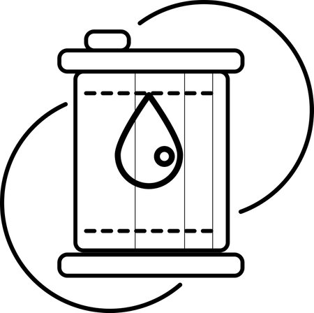 oil tank ,business resource ideas, line art icons, and flat design.のイラスト素材