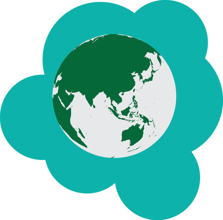 world conservation ,business resource ideas using vector flat illustrations that are designed in a flat design.のイラスト素材