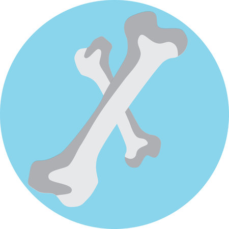bone ,medical business ideas, vector flat design illustration, flat design.のイラスト素材