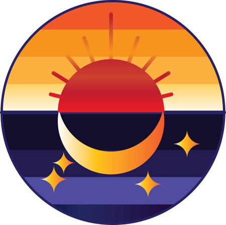 day and night,Stars and Exploration fantasy wizards and witches magic circle of destiny,fantasy worldのイラスト素材