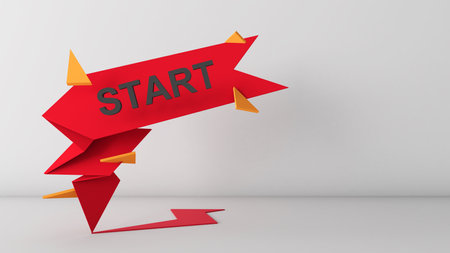 Product discount introductory banner on festive white background. Bundle of ribbons, 3d flat banners with ribbons. Isolated. ,Product promotion banner. ,3d renderingの写真素材