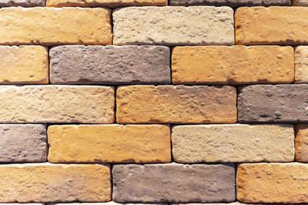 Rectangular stone walls, paving lines, alternating stone materials, wall coverings in interior or...