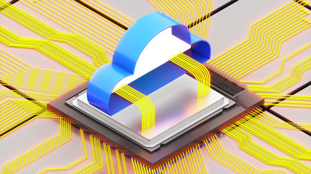 Data processing system from consumers using cloud computing Access the cloud storage platform. using...