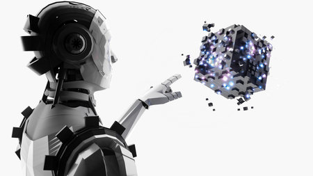 The use of AI in many areas of work, simulated world travel via cyberspace,electronic technology...