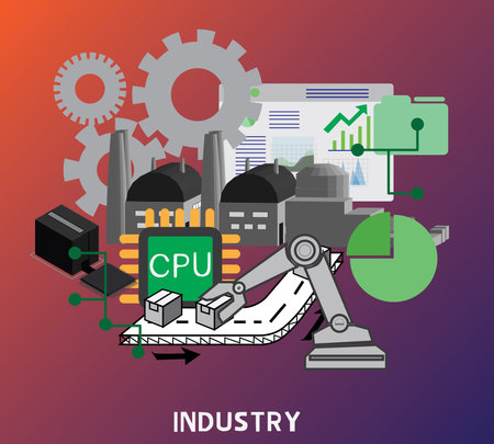 Industry, A group of manufacturers or businesses that produce goods or services, textile design,...
