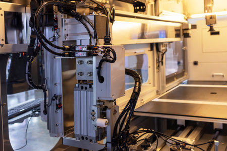 Production machinery used in the electronics industry. ,circuit board production and electronic...