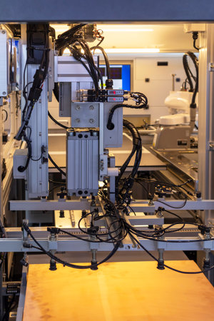 Production machinery used in the electronics industry. ,circuit board production and electronic...