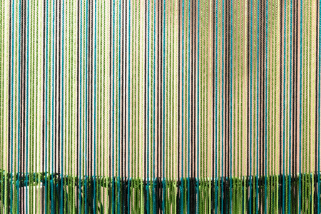 colorful nylon rope Using nylon rope in weaving