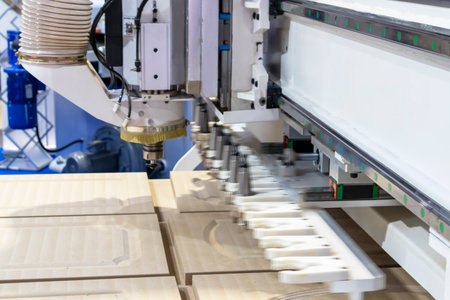 Equipment for chopping wood in the wood processing sector